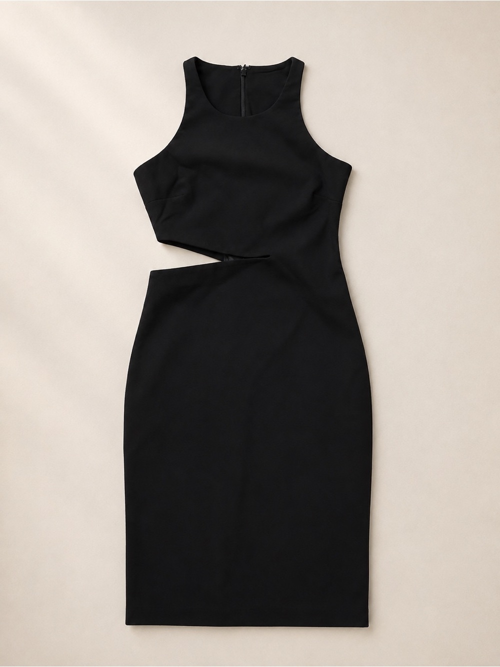 Likely Black Cutout Halter Midi Dress - Picture 2 of 5